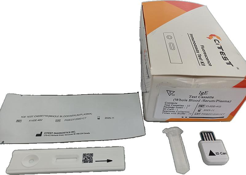 Тест касета для виявлення IgE ( Citest, кат.ном.VT-FI-IGE-402)